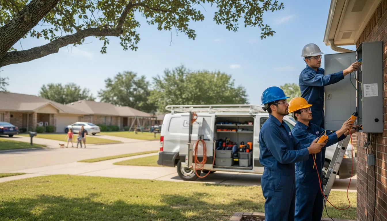 Certified electrician providing emergency electrical services in Piqua, OH
